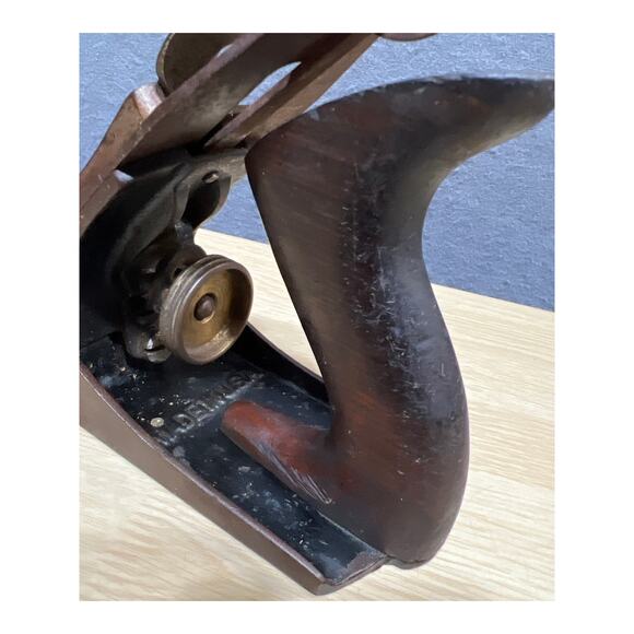 Vintage Stanley Wood Plane Bailey No. 4 Woodworking Smoothing Tool Made in USA - Picture 9 of 11